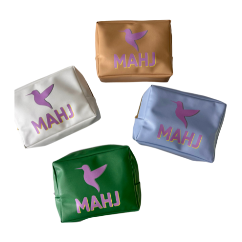 MAHJ VEGAN LEATHER TILE POUCH