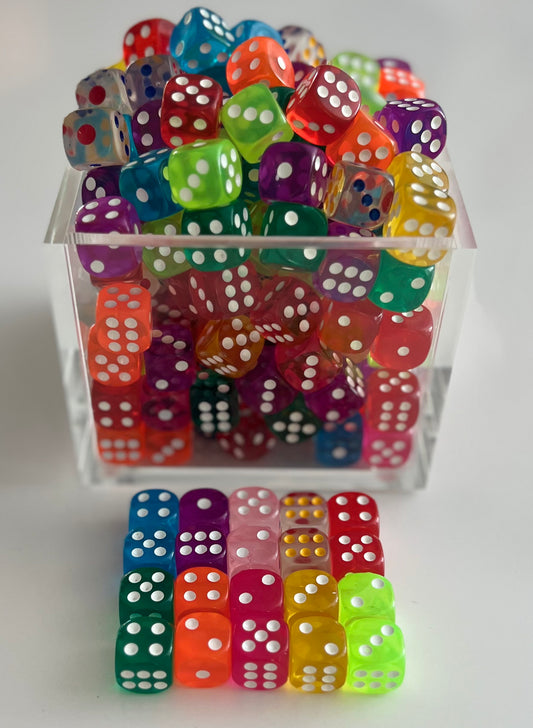 Lucite Dice