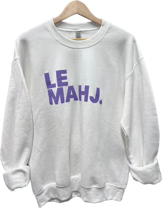 LE MAHJ. CREW SWEATSHIRT